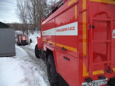 Пожар в п. Политотдельский Глушковского района Курской области ликвидирован